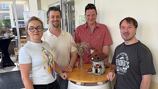 Mitglieder des Geschäftsführenden Vorstandes im Hotel Beierlein’s